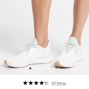 Athleta, Saysh One sneaker, white/blue, US 6.5 / euro 37